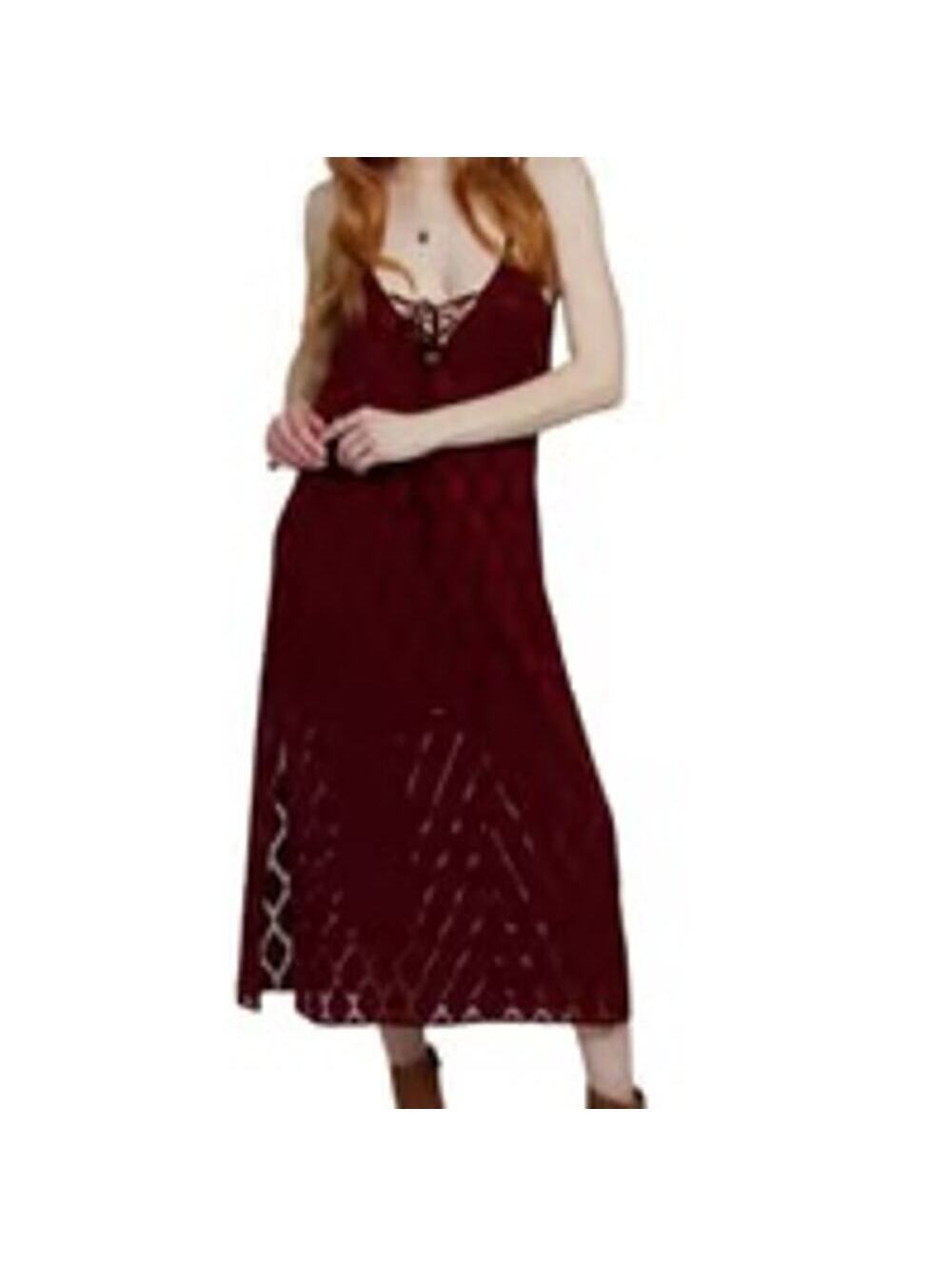 Band of Gypsies Band of the Free NWT Free Lila Merlot Spaghetti Strap Dress M